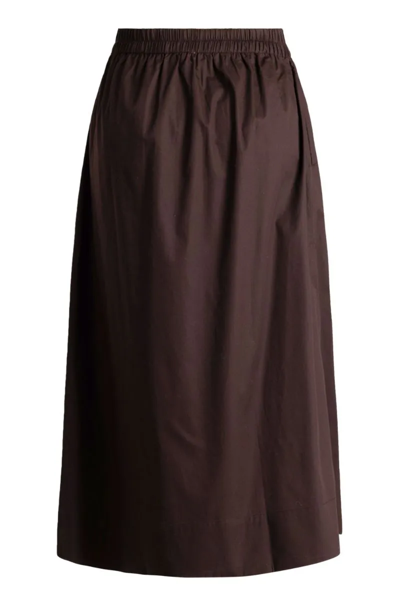 Yest Sevina rok Dark Brown, donkerbruin